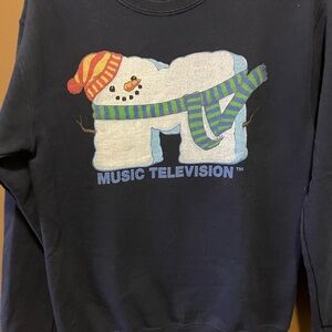 Music Television Navy winter sweatshirt size M